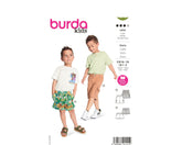 Schnittmuster burda kids - Shorts 9243